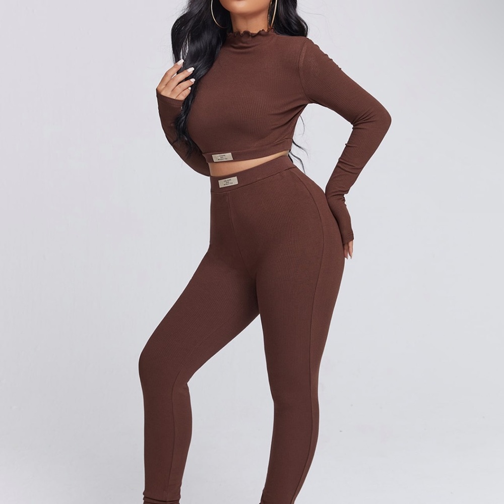 Brown two piece set